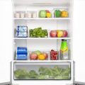 New type top sale reusable transparent handle refrigerator organizer bins